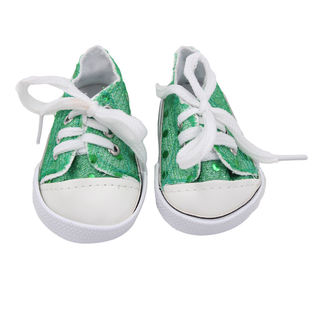Accessories Hot Sale: 18-inch American Girl Doll Canvas Shoes - 7cm Cross-border