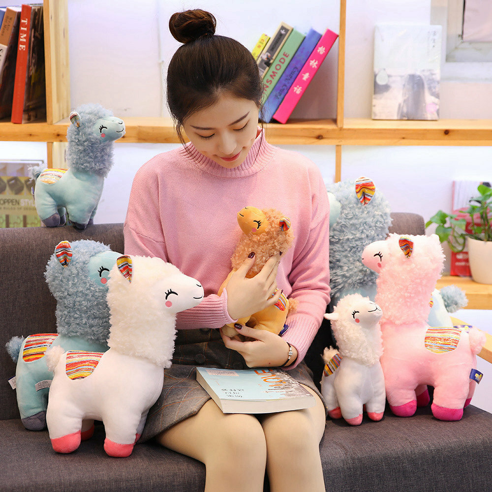 Alpaca Plushies Adorable Alpaca Llama Plush Toy: Soft & Cuddly Stuffed Animal Doll