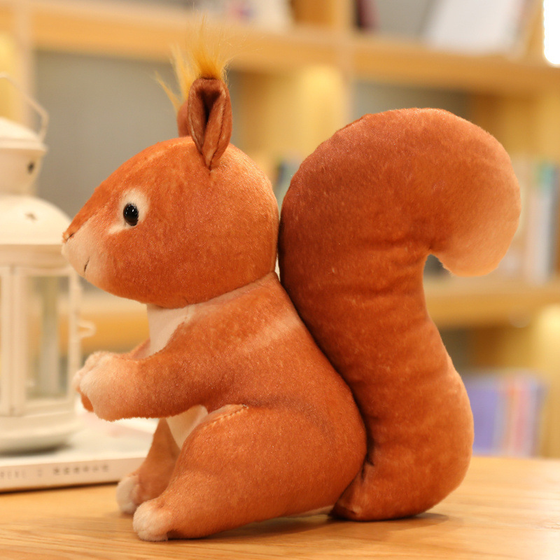 Animal Plushies Adorable Cartoon Squirrel Plush Toy Doll - Perfect Cuddly Gift