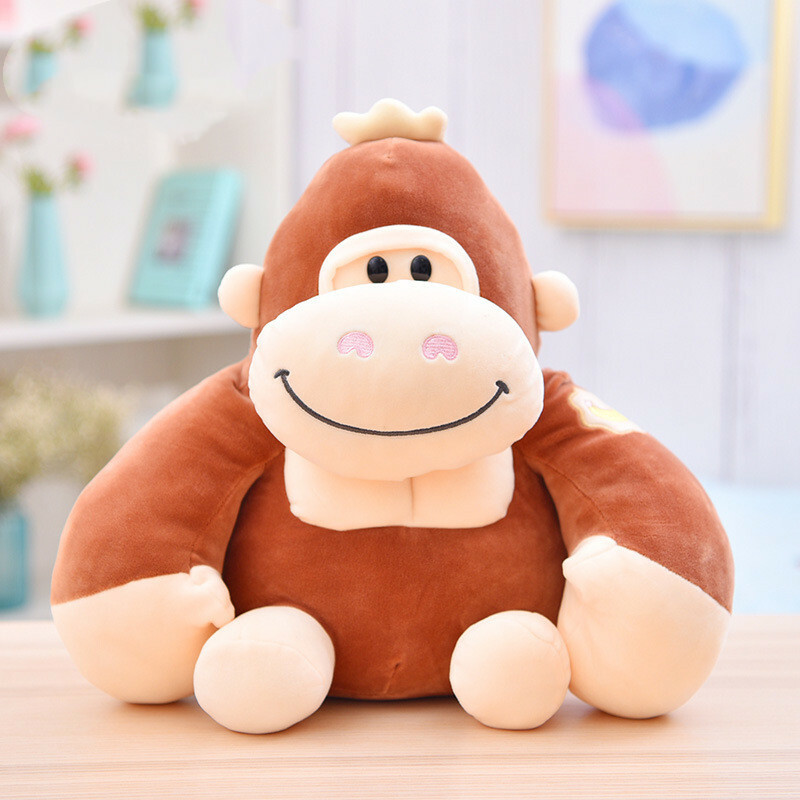 Animal Plushies Adorable King Kong Gorilla Plush Toy - Perfect Cuddly Gift