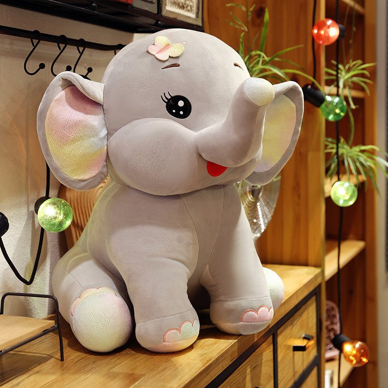 Animal Plushies Adorable Little Elephant Plush Toy - Perfect Cuddly Gift for Kids