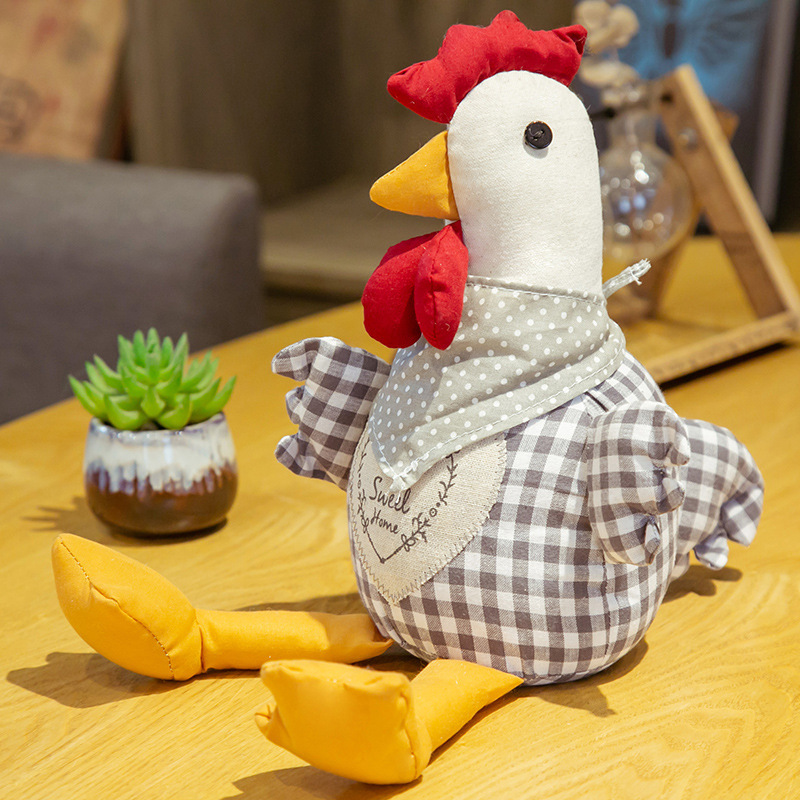 Animal Plushies Adorable Old Hen Plush Toy: Perfect for Creative Playtime