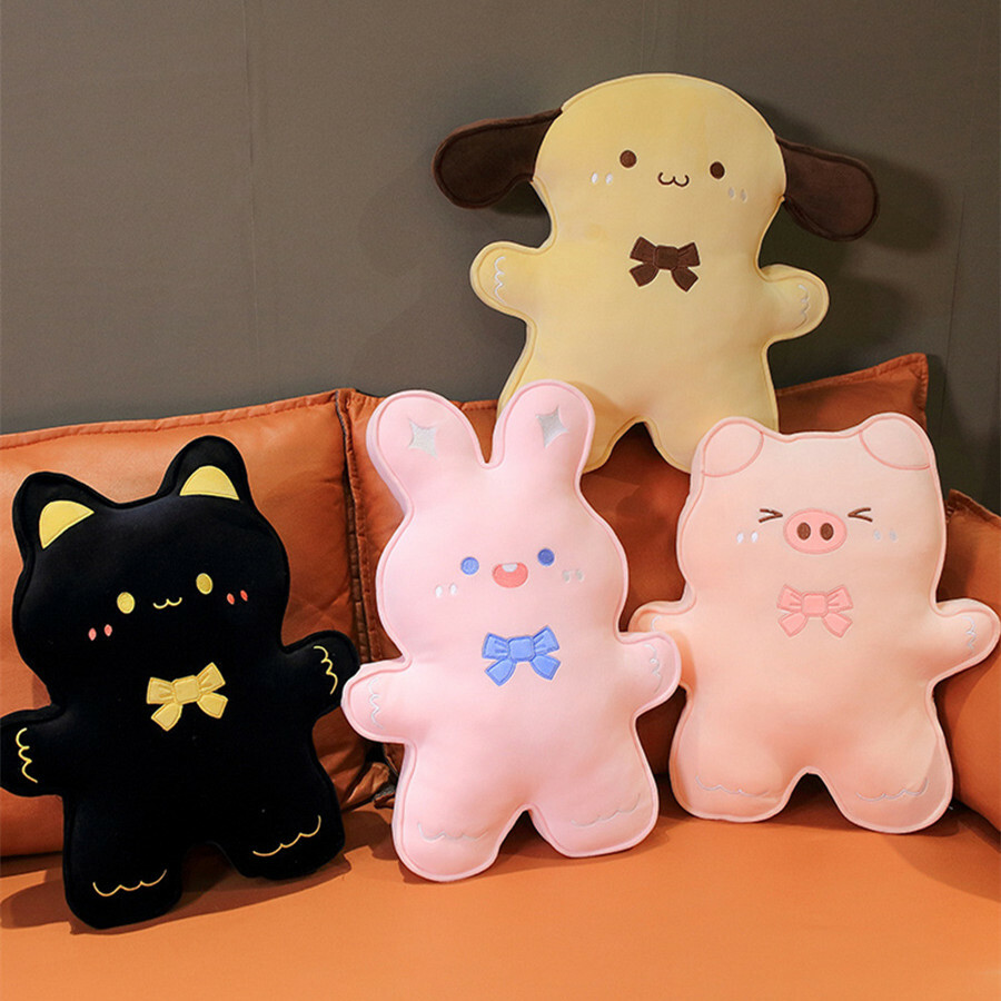 Animal Plushies Adorable Plumpy Animal Cookie Plush Toys - Perfect for Cuddles