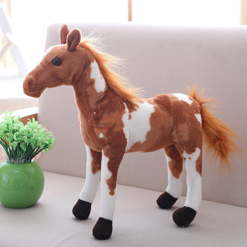 animal plushies adorable zebra & horse plush toy collection perfect gift for kids 2149
