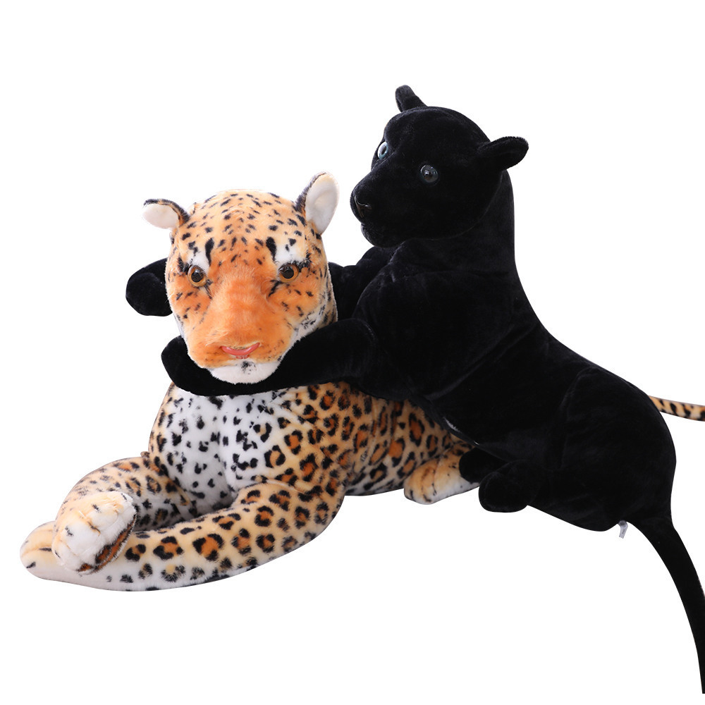 Animal Plushies Leopard Plush Toy Doll: Creative Forest Animal Home Decor