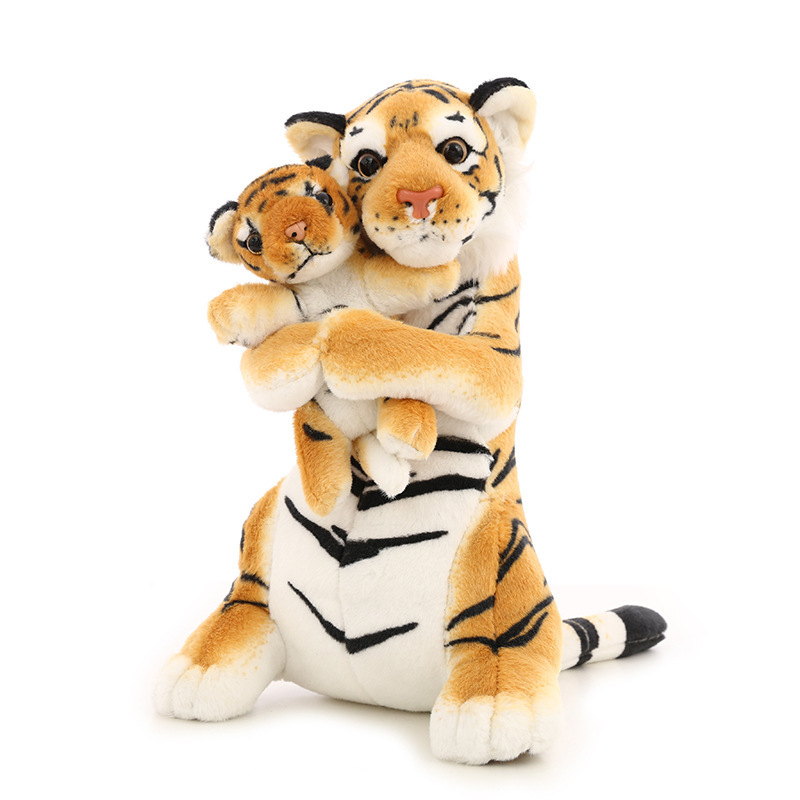 animal plushies realistic tiger plush toy for kids   cuddly stuffed animal friend 1138