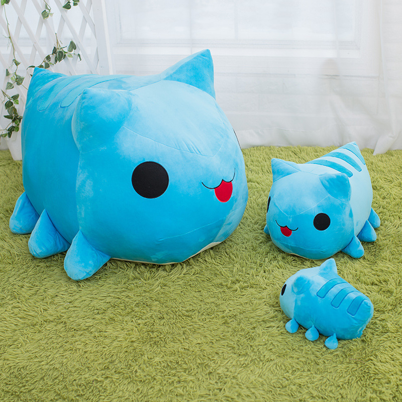 Anime Plushies Adorable Bugcat Capoo Blue Cat Plush Toy - Perfect Cosplay Gift & Pillow
