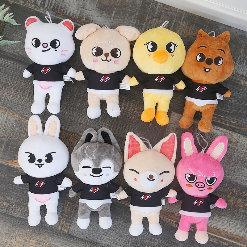 Anime Plushies Stray Kids Leeknow & Hyunjin Plush Doll Toy - Perfect Gift for Fans