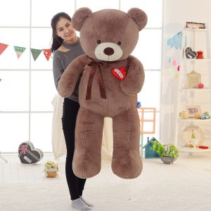 Bear Plushies Adorable Hug-Able Teddy Bear Plush Toy with Ribbon - Perfect Gift
