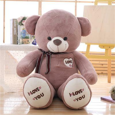 Bear Plushies Adorable Large Hug Bear Plush Toy - Perfect Gift for Girls Who Love Dolls