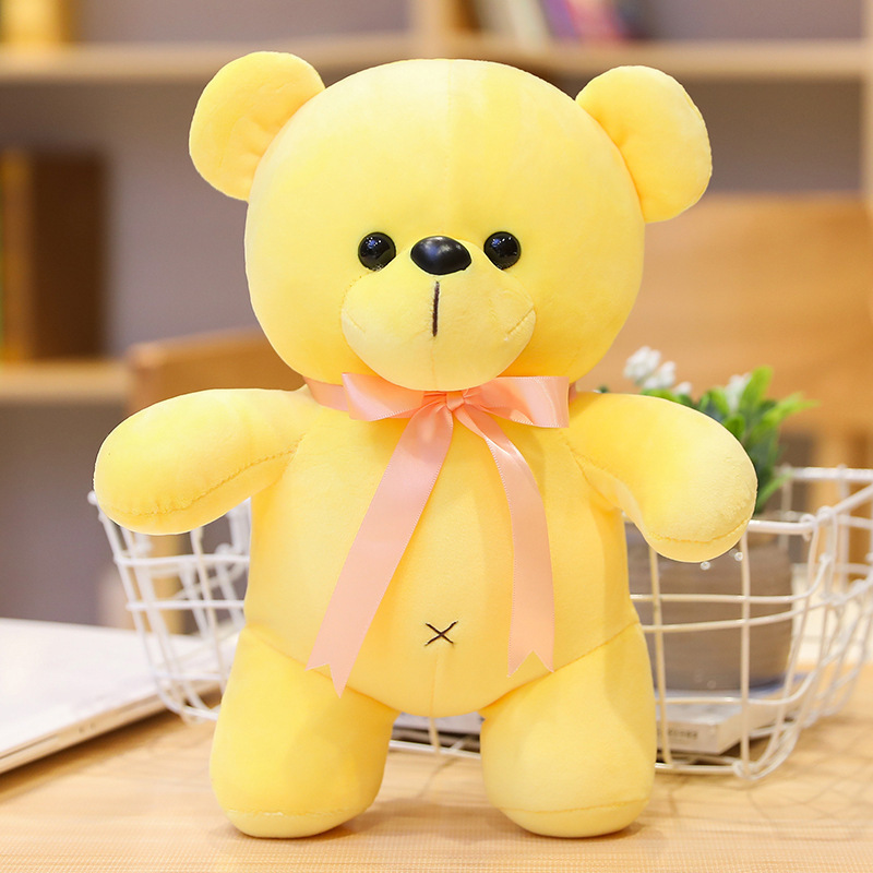 Bear Plushies Adorable Small Cotton Teddy Bear Plush Toy - Colorful & Cuddly