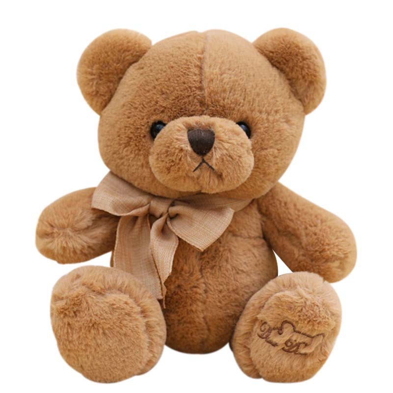 Bear Plushies Adorable Teddy Bear Plush Toy with Butterfly Bow - Perfect Birthday Gift for Girls