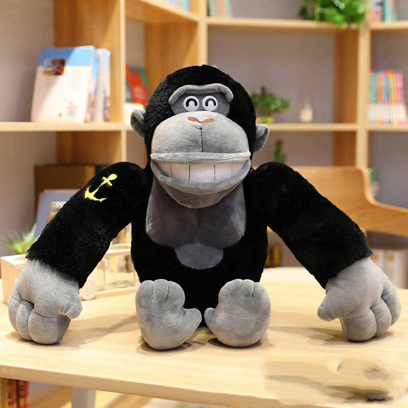 Big Animal Plushies 1.6m King Kong Gorilla Plush Toy - Large & Cuddly Doll for All Ages