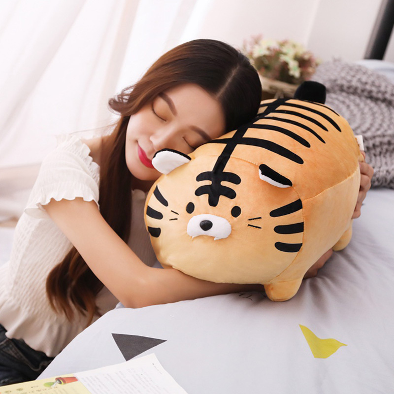 Big Animal Plushies Extra Large Plush Tiger Pillow Toy - Cuddle Buddy for Kids