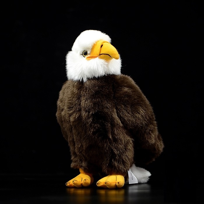 Bird Plushies Adorable Bald Eagle Simulation Plush Toy - Perfect Gift for Kids