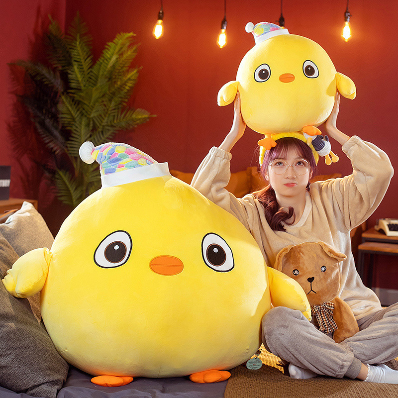 Bird Plushies Adorable Yellow Plush Chicken Doll - Perfect Sleep Companion & Kids Gift