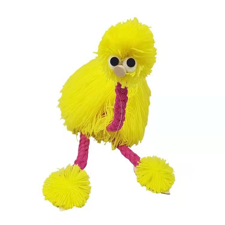 bird plushies captivating dancing ostrich marionette bring joy with video shoot 5429