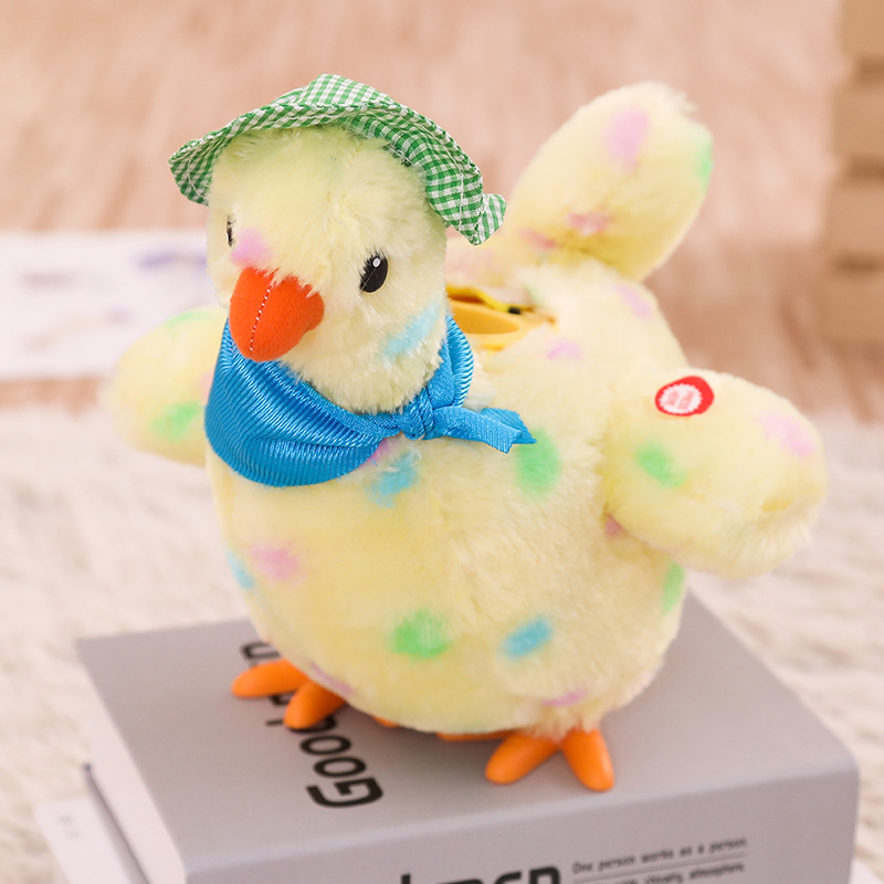 Bird Plushies Funny Laying Hen Plush Toy: Electric Doll that Actually Lays Eggs - Perfect Gift