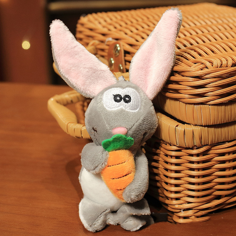 Bunny Plushies Adorable Big-Eye Radish Rabbit Plush Doll in 4 Colors