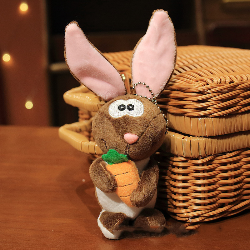 Bunny Plushies Adorable Big-Eye Radish Rabbit Plush Doll in 4 Colors