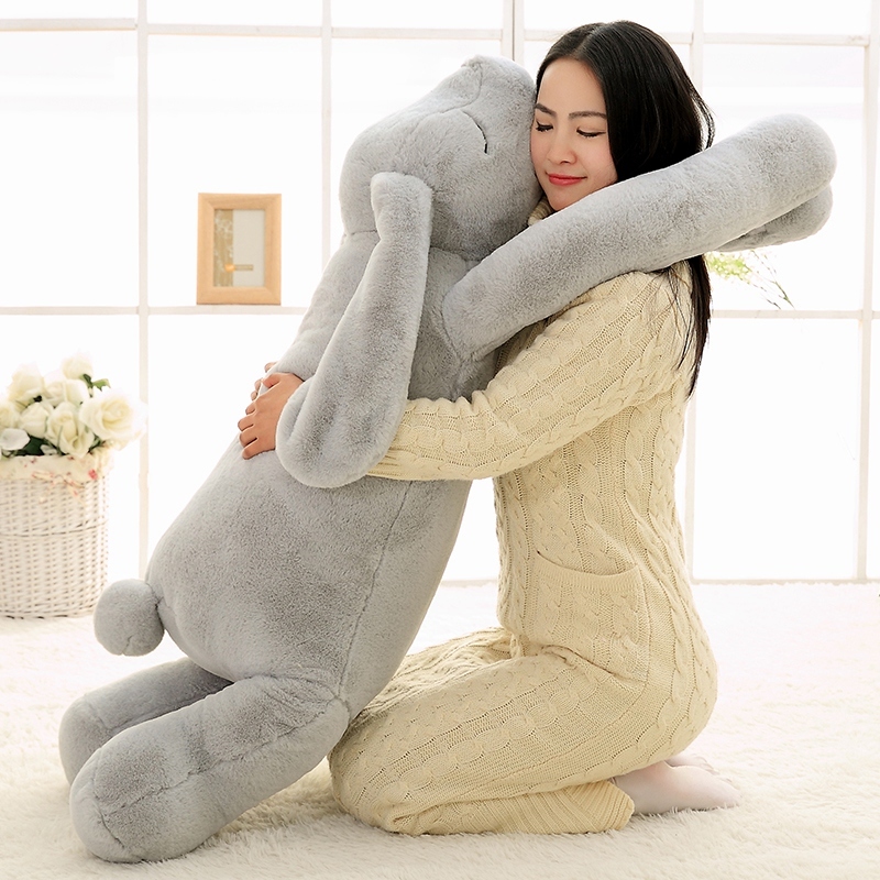 Bunny Plushies Adorable Long-Arm Papa Rabbit Plush Doll - Perfect Cuddle Buddy