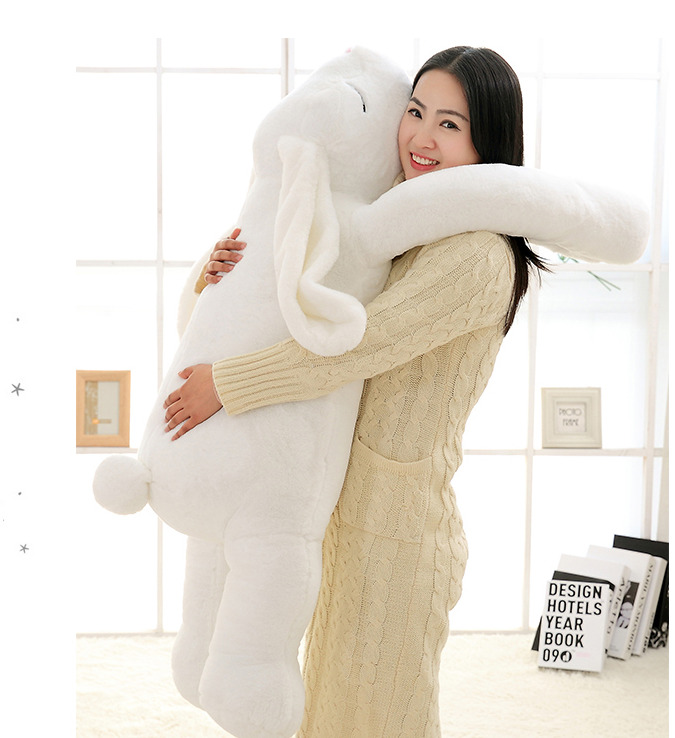 Bunny Plushies Adorable Long-Arm Papa Rabbit Plush Doll - Perfect Cuddle Buddy