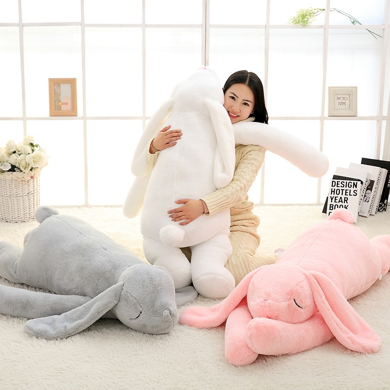 Bunny Plushies Adorable Long-Eared Rabbit Doll: Perfect Cuddly Gift for Kids