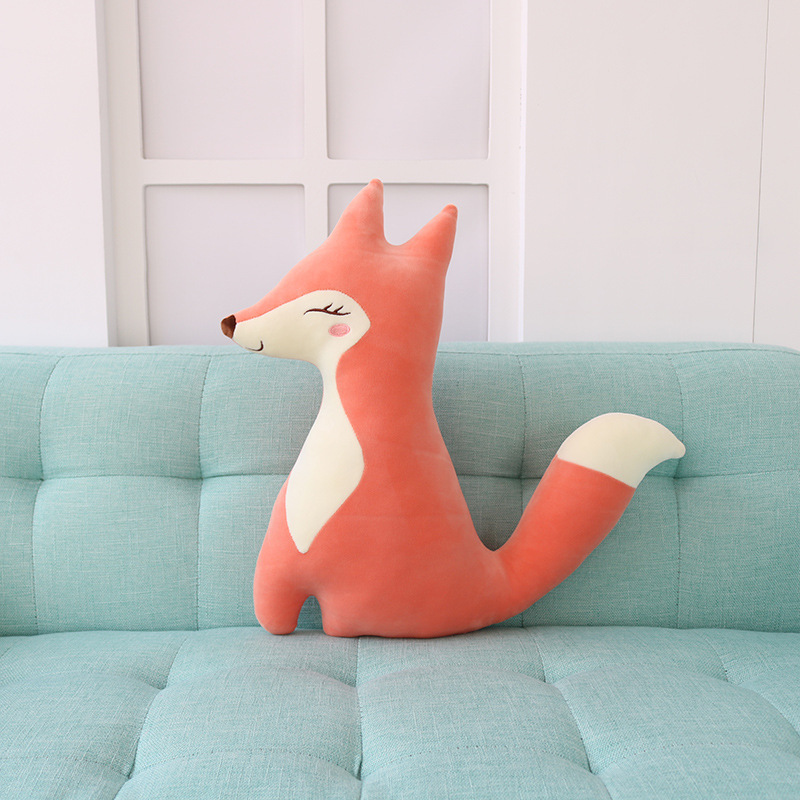 Cartoon Plushies Adorable Cartoon Fox Plush Toy - Perfect Cuddly Gift for Kids