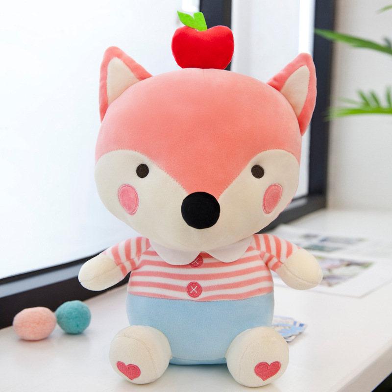 Cartoon Plushies Adorable Cartoon Fox Plush Toy - Perfect Cuddly Gift for Kids
