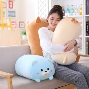 Cartoon Plushies Adorable Cartoon Sleep Pillow for Kids - Perfect Cuddly Companion