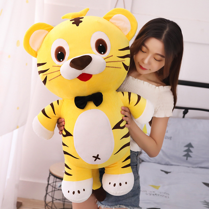 Cartoon Plushies Adorable Cartoon Tiger Plush Toy - Perfect Gift for Kids & Adults