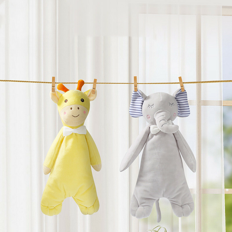 Cartoon Plushies Adorable Newborn Cartoon Dolls - Soothing Sleep Toys for Babies