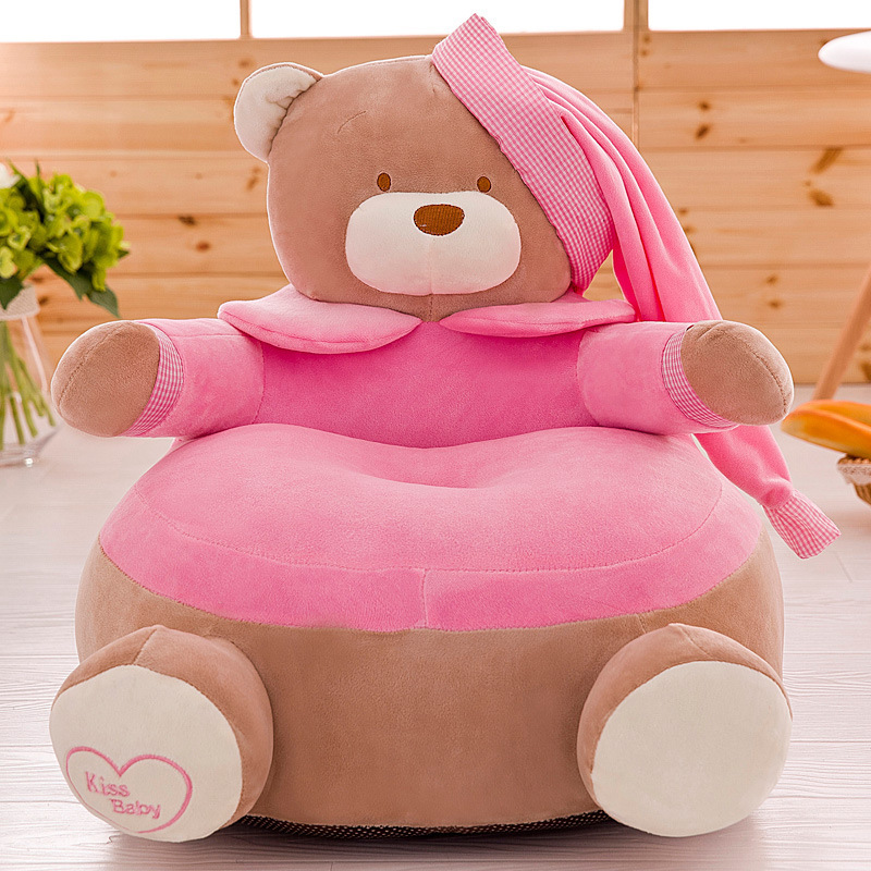 Cartoon Plushies Adorable Plush Cartoon Lazy Sofa for Kids - Perfect for Playtime