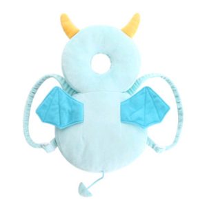 Cartoon Plushies Cute Baby Head & Back Protection Pad: Toddler Safety Pillow, Breathable & Comfy