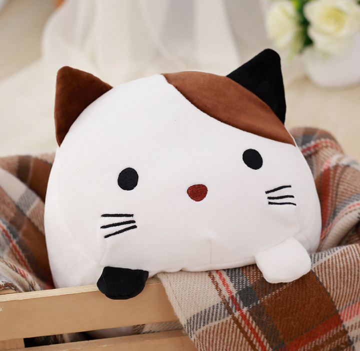 Cat Plushies 30cm: Soft Toy Pillow for Kids & Baby - Ideal Birthday & Christmas Gift