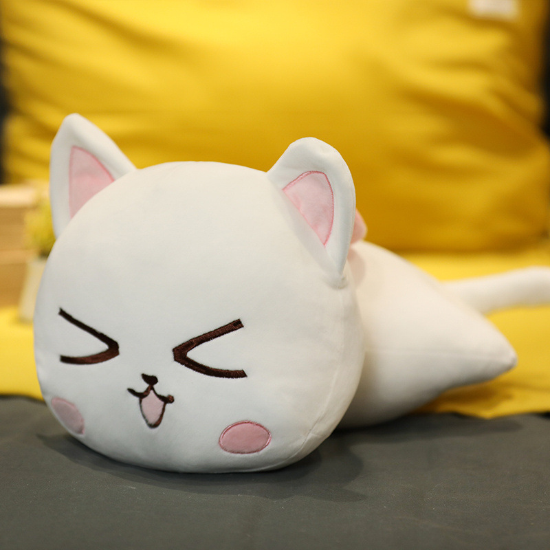 Cat Plushies: Adorable Cartoon Pillow - Soft, Cute & Hilarious Design