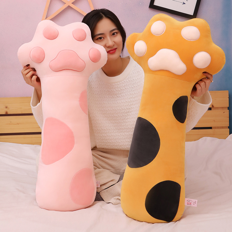 Cat Plushies Adorable Cat's Paw Long Strip Pillow - Removable & Washable