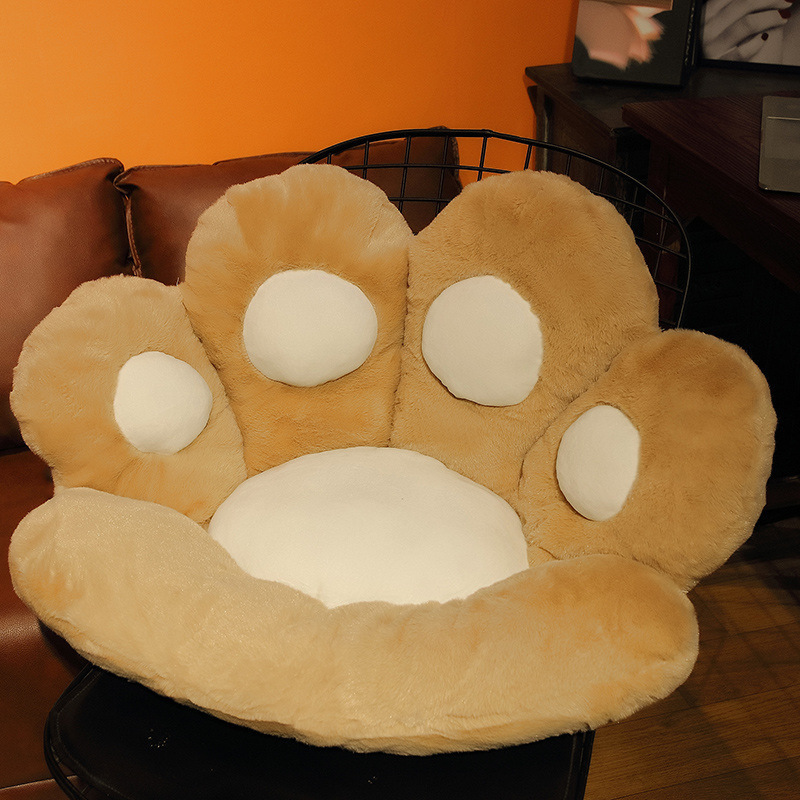 Cat Plushies Adorable Cat & Bear Paw Pillow Cushion - Perfect for Cuddles