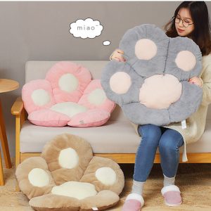 Cat Plushies Adorable Cat & Bear Paw Pillow Cushion - Perfect for Cuddles