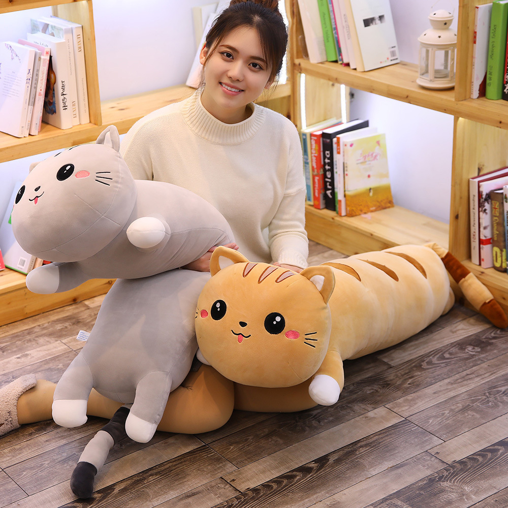 Cat Plushies Adorable Cat Plush Pillow - Perfect Cuddly Companion for Kids