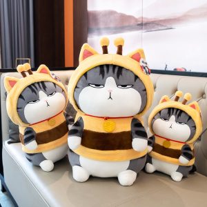 Cat Plushies Adorable Emperor Cat Sleeping Dolls: Perfect Cuddle Buddy