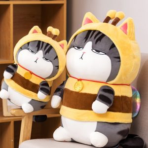Cat Plushies Adorable Emperor Cat Sleeping Dolls: Perfect Cuddle Buddy