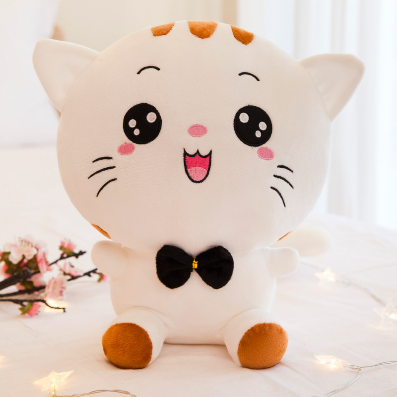 Cat Plushies Adorable Large Cat Face Ragdoll Plush Toy - Perfect Gift for Kids