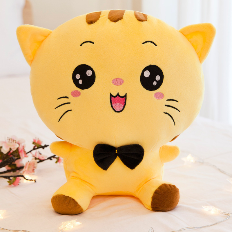 Cat Plushies Adorable Large Cat Face Ragdoll Plush Toy - Perfect Gift for Kids