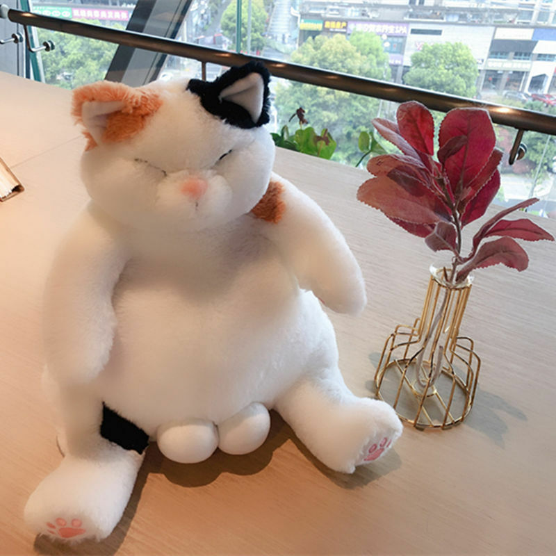 Cat Plushies Adorable Lazy Egg Cat Plush Toy: Perfect for Claw Machines & Customization