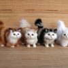 Cat Plushies Adorable Mini Plush Cat Toy with Sound - Perfect Gift & Home Decor for Kids