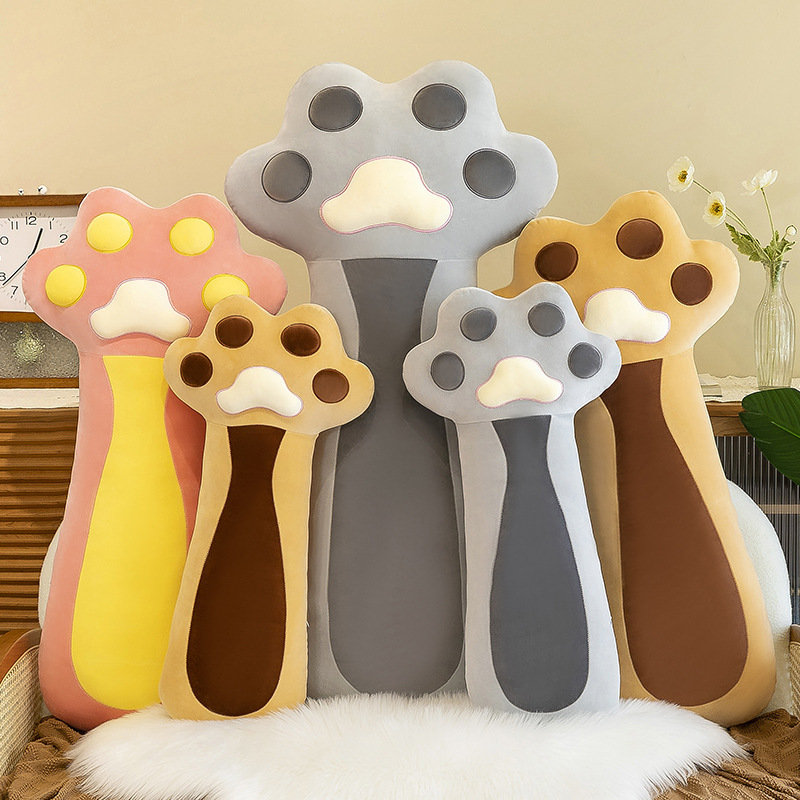Cat Plushies: Adorable Paw Pillow Toy - Ideal Cuddle Buddy for Kids