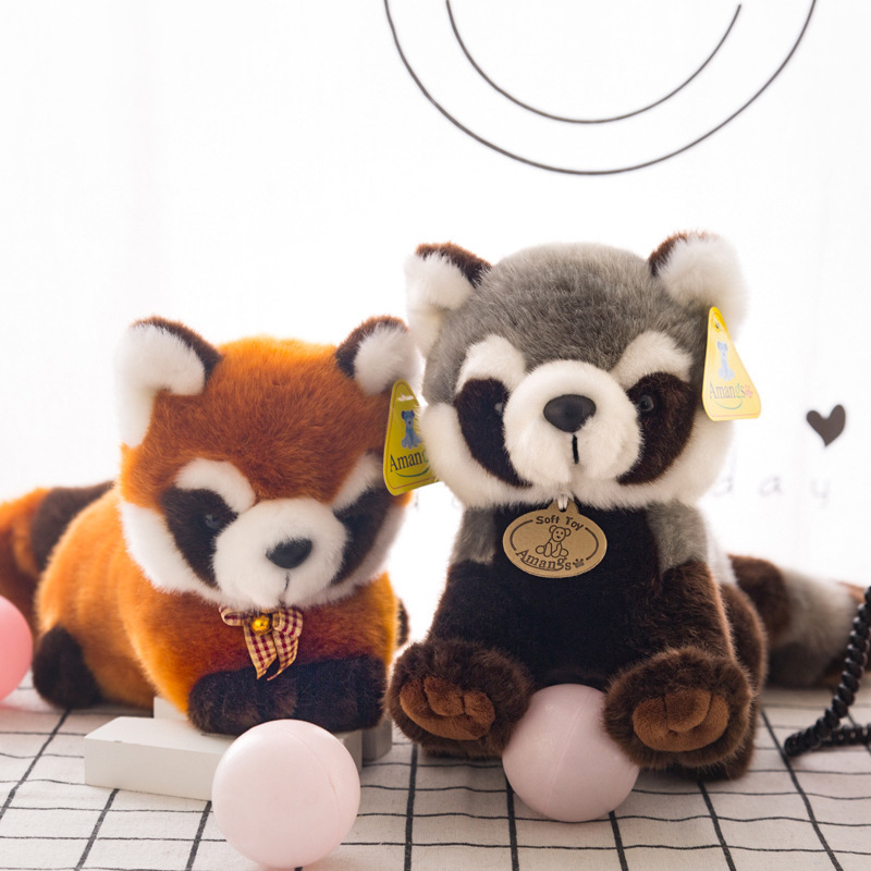 Cat Plushies: Adorable Raccoon Cat Doll for Kids & Animal Lovers