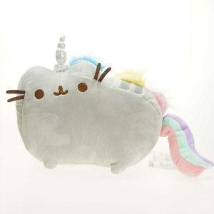 Cat Plushies Adorable Rainbow Angel Cat Plush Toy - Perfect Cuddly Companion
