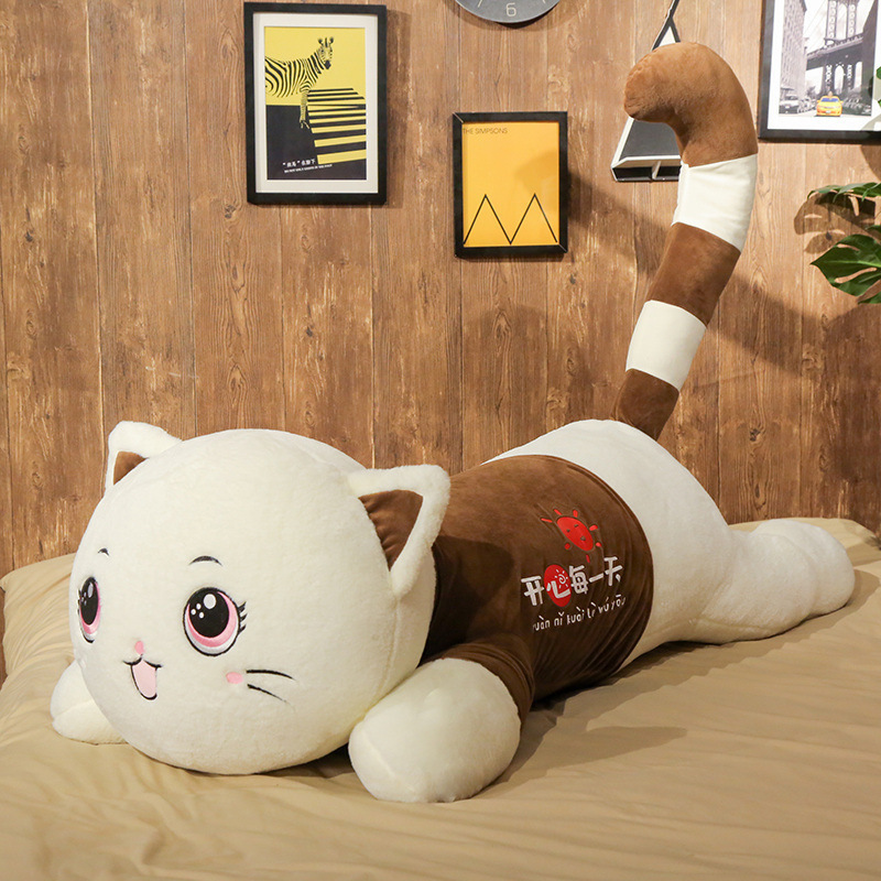 Cat Plushies: Adorable Sand Sculpture Toy & Big Cuddly Pillow